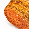 Wholesale rattan woven gift fruit baskets, supermarket gifts, plastic willow woven baskets, dance small baskets, oversized hand-carry storage Item Picture